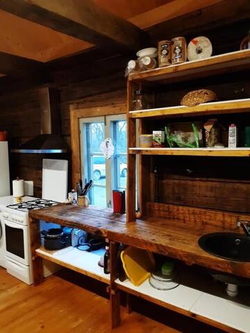 Фото номера Трехместный номер с общей ванной комнатой Загородные дома Klusuma kabatas (Kalna Sklaubas, Cesvaines novads) г. Kārzdaba 21